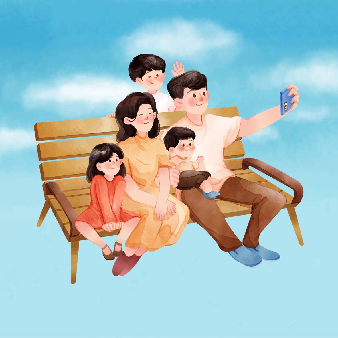 Famille avec enfants